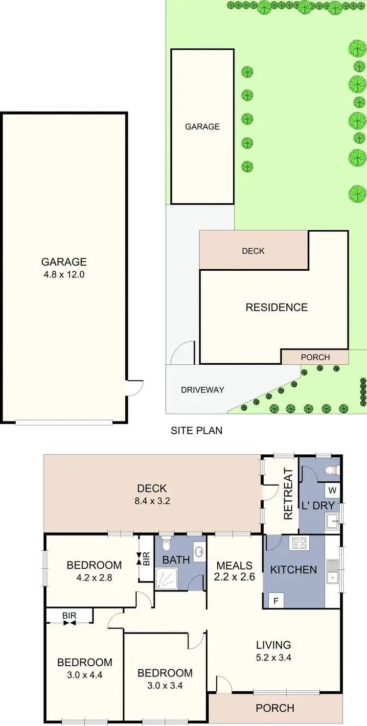 Floorplan of Homely house listing, 82 Paget Avenue, Glenroy VIC 3046
