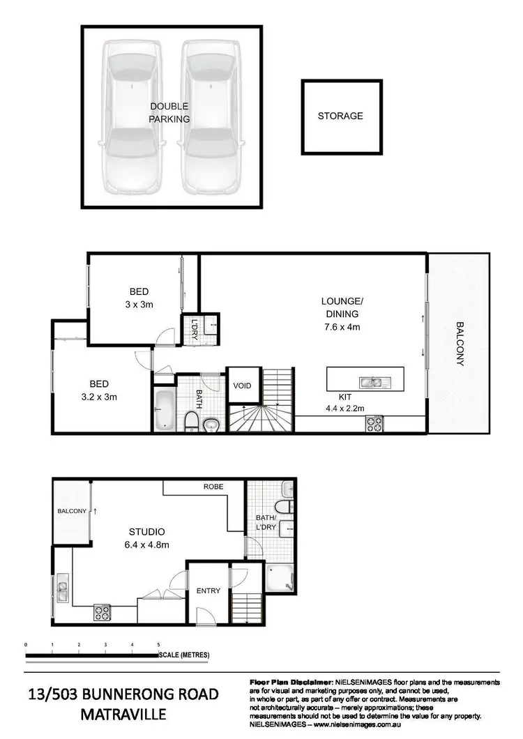 Floorplan of Homely unit listing, A13/503 Bunnerong Road, Matraville NSW 2036