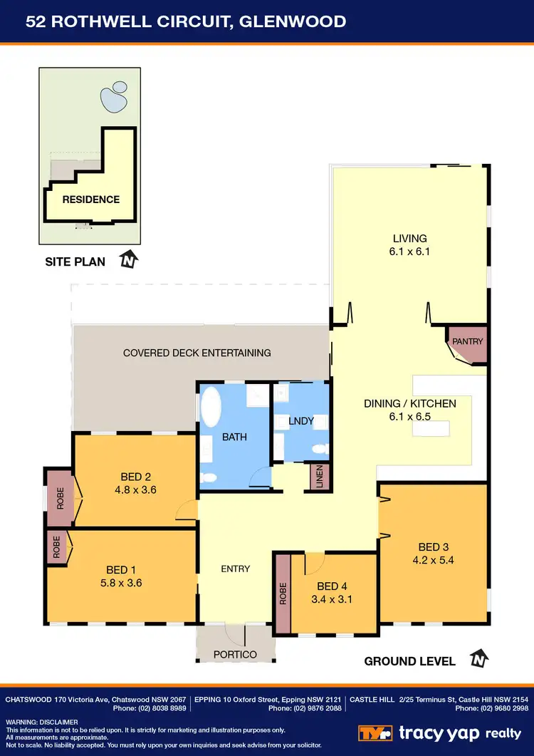 Floorplan of Homely house listing, 52 Rothwell Circuit, Glenwood NSW 2768
