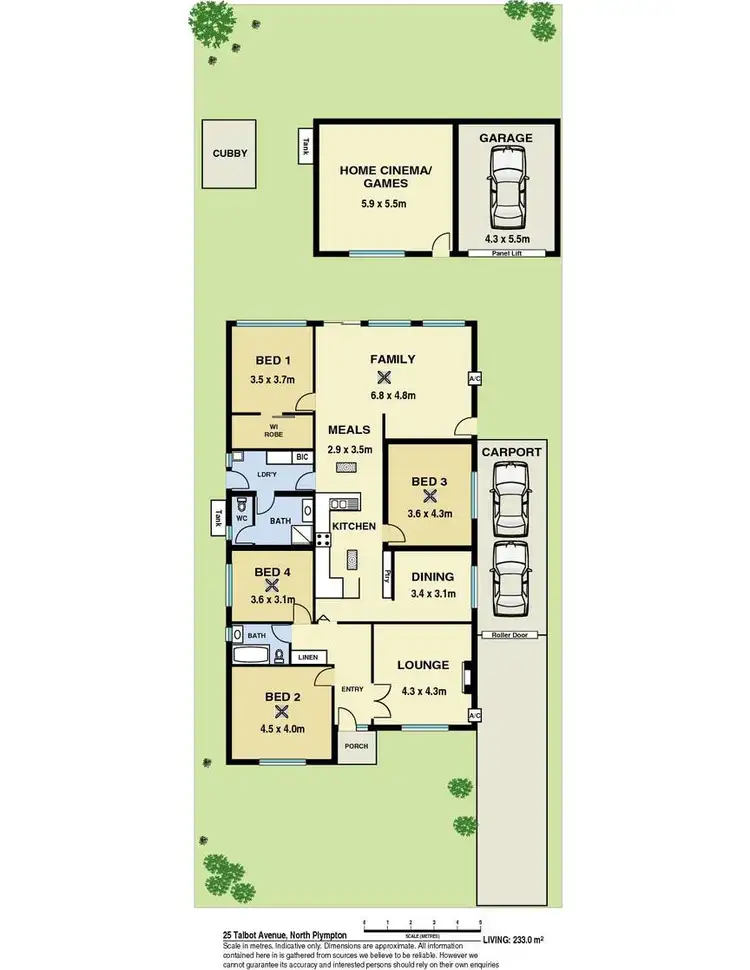 Floorplan of Homely house listing, 25 Talbot Avenue, North Plympton SA 5037