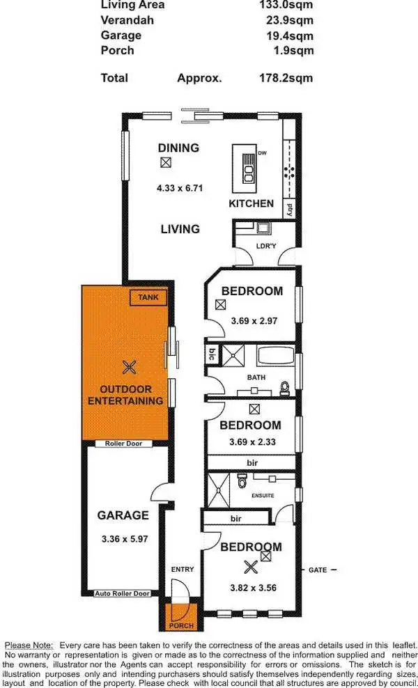 Floorplan of Homely house listing, 22 Acton Avenue, Windsor Gardens SA 5087