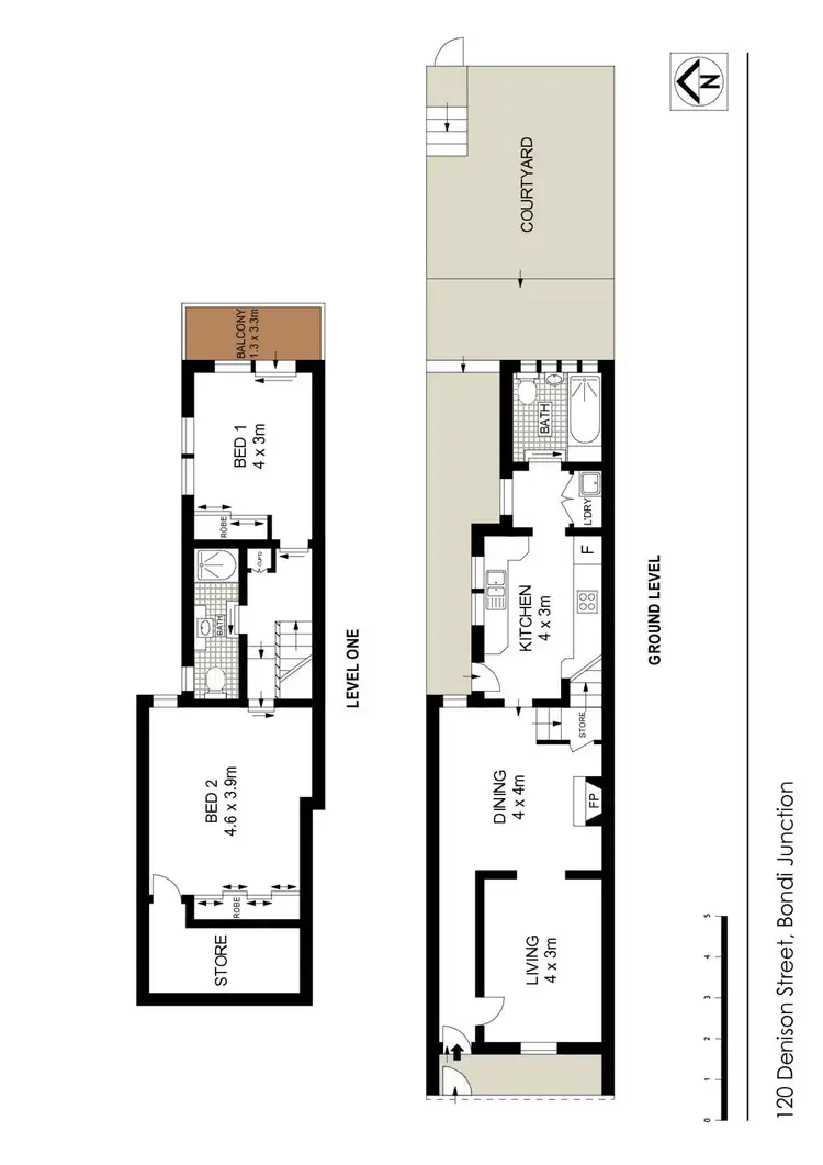 Floorplan of Homely house listing, 120 Denison Street, Bondi Junction NSW 2022