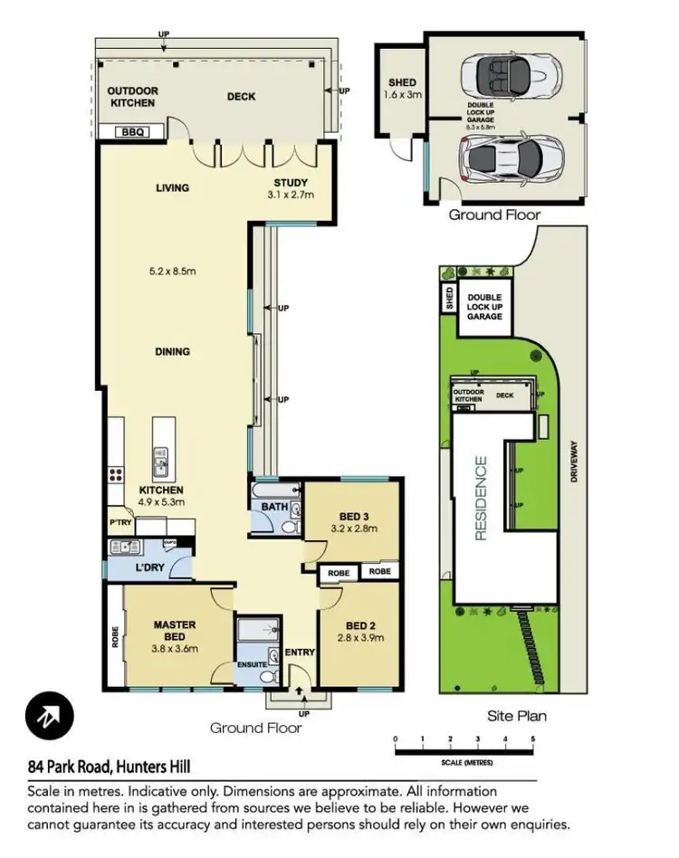 Floorplan of Homely house listing, 84 Park Road, Hunters Hill NSW 2110
