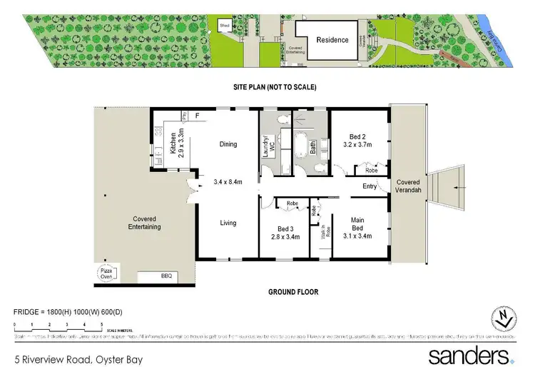 Floorplan of Homely house listing, 5 Riverview Road, Oyster Bay NSW 2225