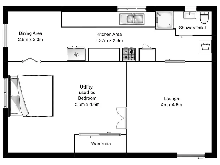 Floorplan of Homely house listing, 1 Nymphaea Street, Everton Hills QLD 4053