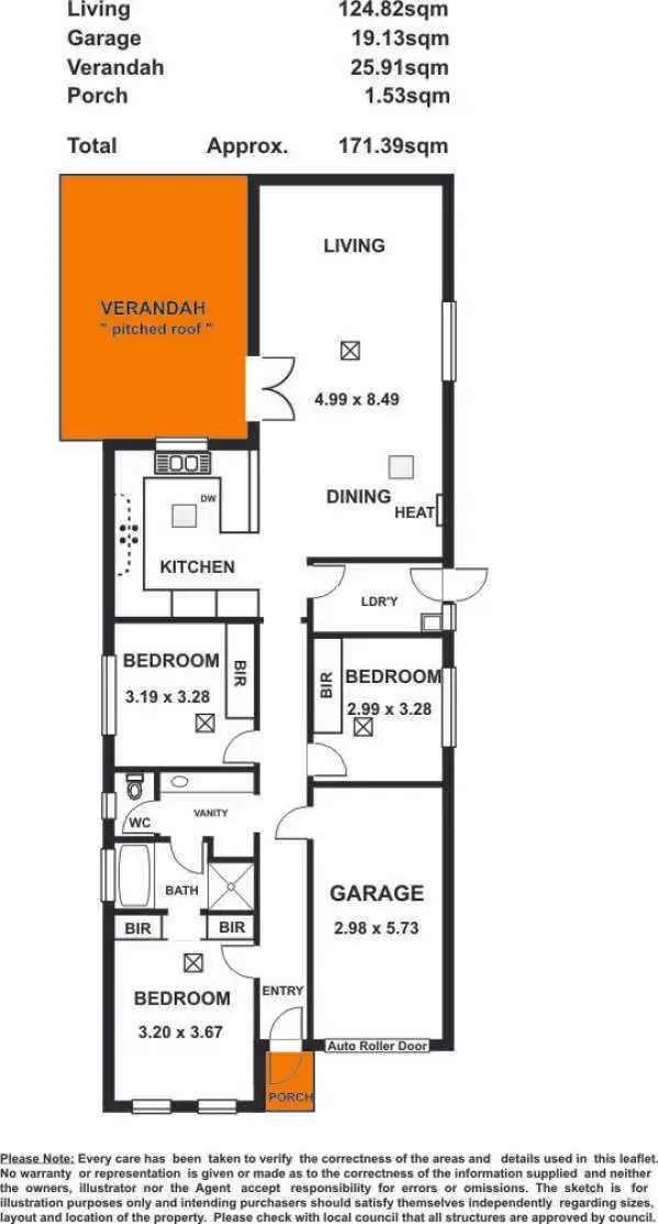 Floorplan of Homely house listing, 8 Young Street, Allenby Gardens SA 5009
