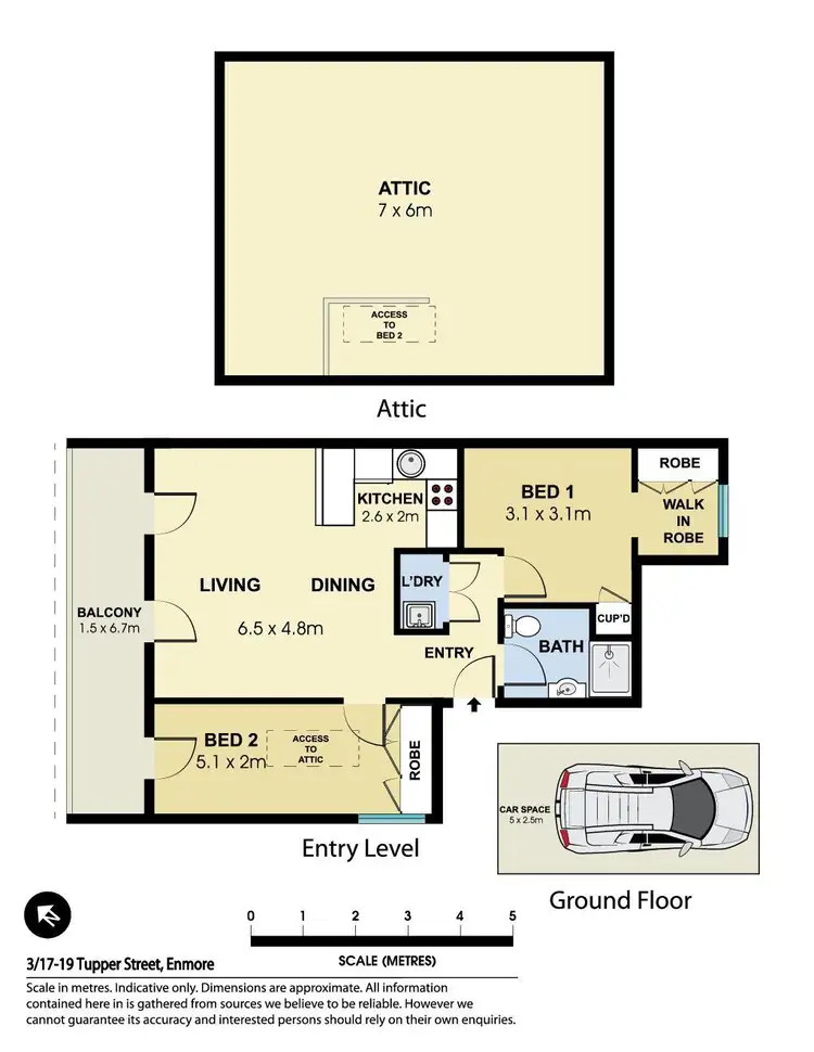 Floorplan of Homely apartment listing, 3/17-19 Tupper Street, Enmore NSW 2042