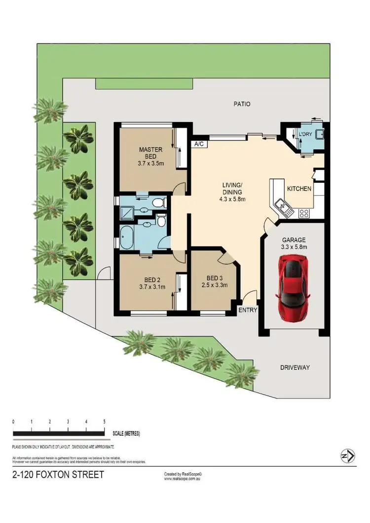Floorplan of Homely townhouse listing, 2/120 Foxton Street, Morningside QLD 4170