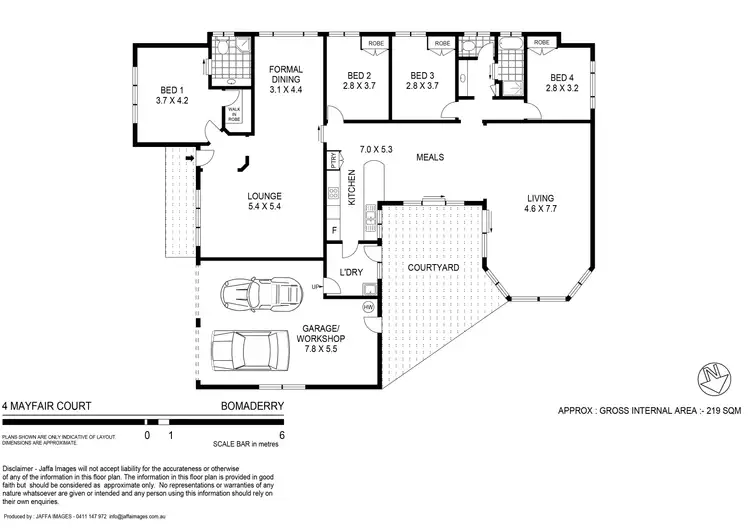 Floorplan of Homely house listing, 4 Mayfair Court, Bomaderry NSW 2541