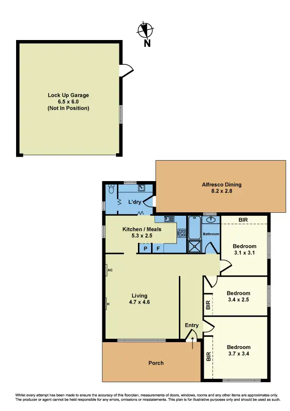 Floorplan of Homely house listing, 31 Poole Street, Deer Park VIC 3023