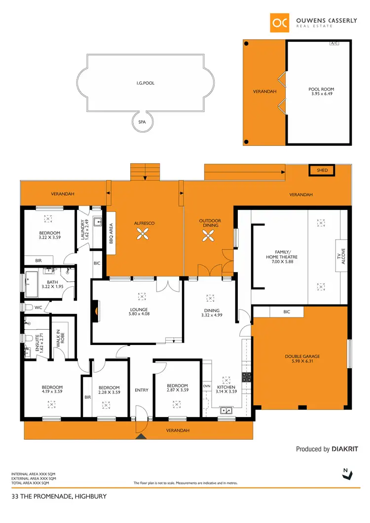 Floorplan of Homely house listing, 33 The Promenade, Highbury SA 5089