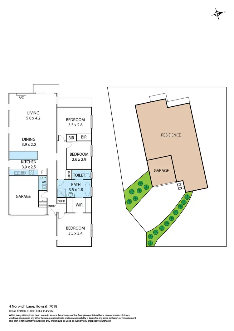 Floorplan of Homely house listing, 4 Norwich Lane, Howrah TAS 7018