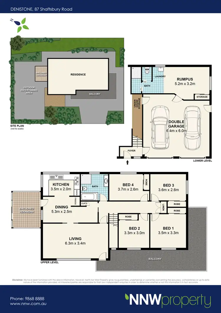 Floorplan of Homely house listing, 87 Shaftsbury Road, Denistone NSW 2114