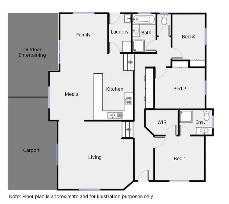 Floorplan of Homely house listing, 12 King Street, Gol Gol NSW 2738