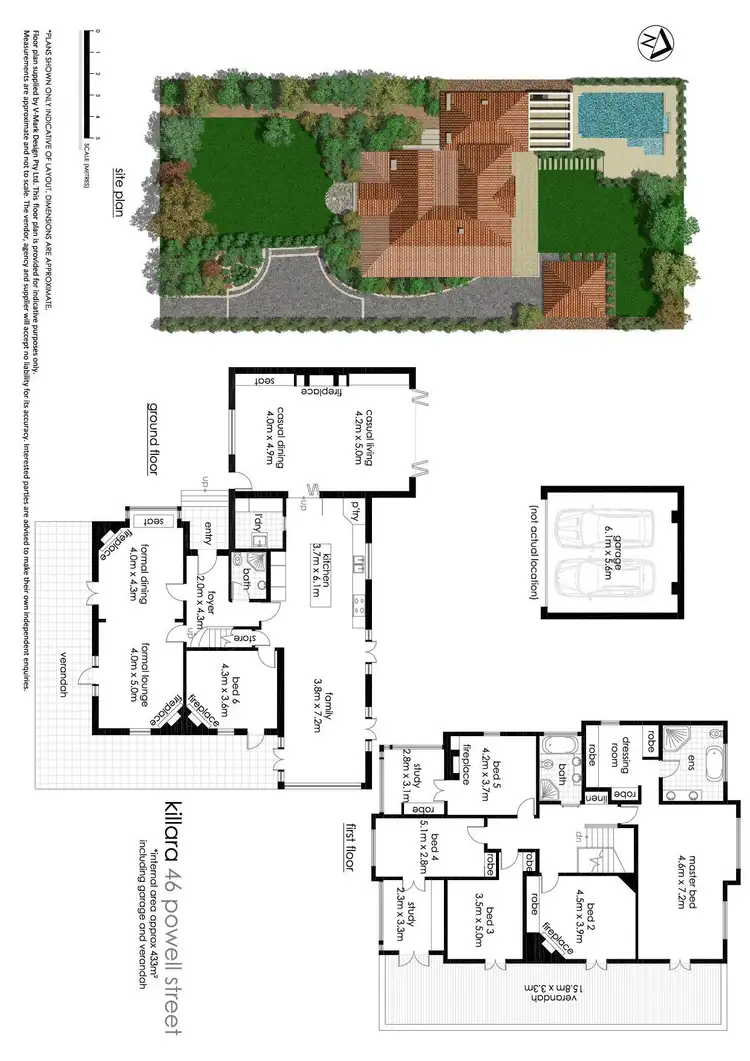 Floorplan of Homely house listing, 46 Powell Street, Killara NSW 2071