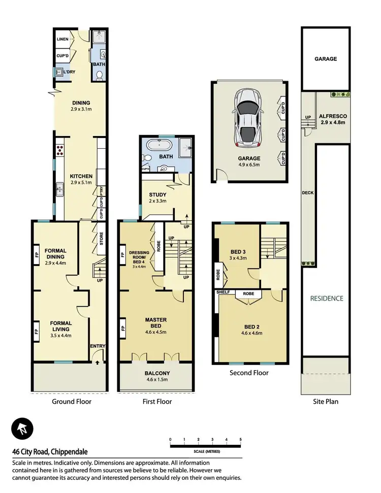 Floorplan of Homely house listing, 46 City Road, Chippendale NSW 2008