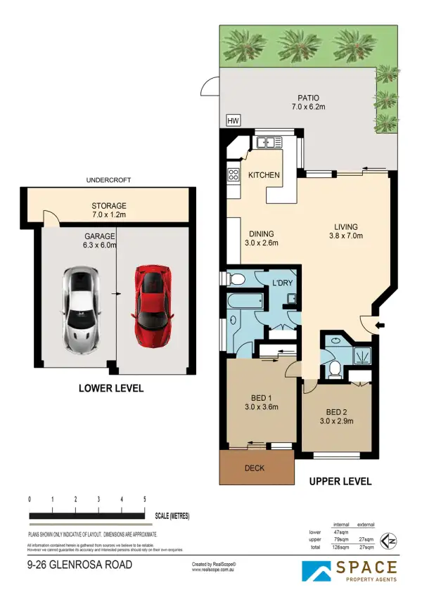 Floorplan of Homely townhouse listing, 9/26 Glenrosa Road, Red Hill QLD 4059