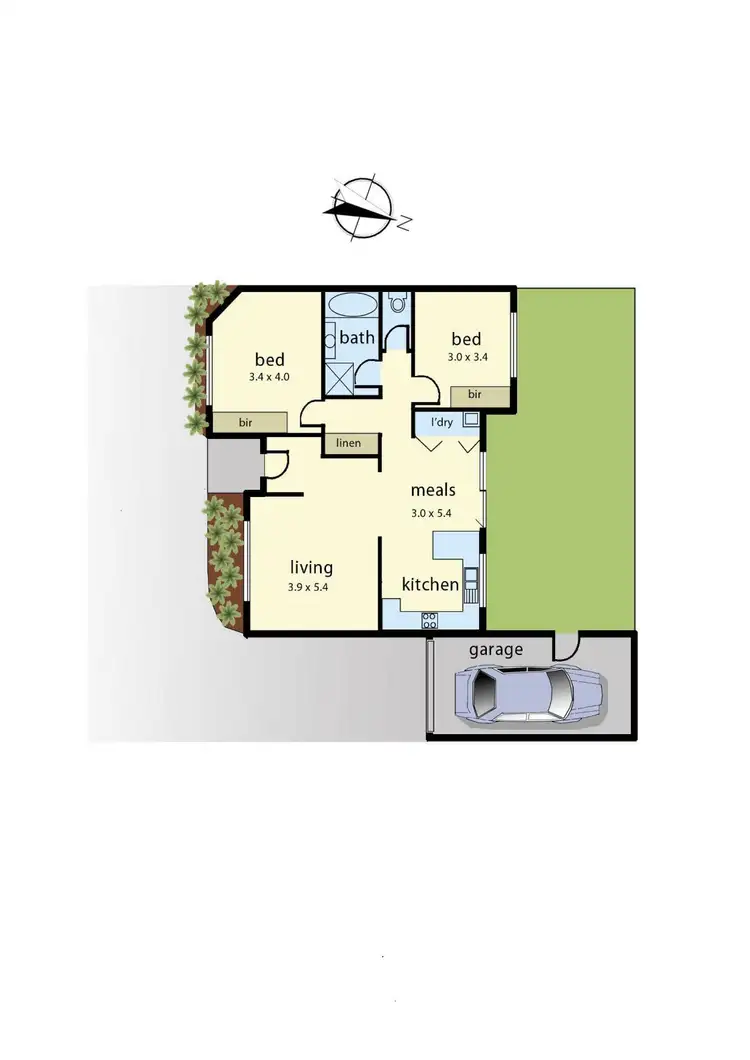 Floorplan of Homely unit listing, 3/4 McGregor Road, Pakenham VIC 3810