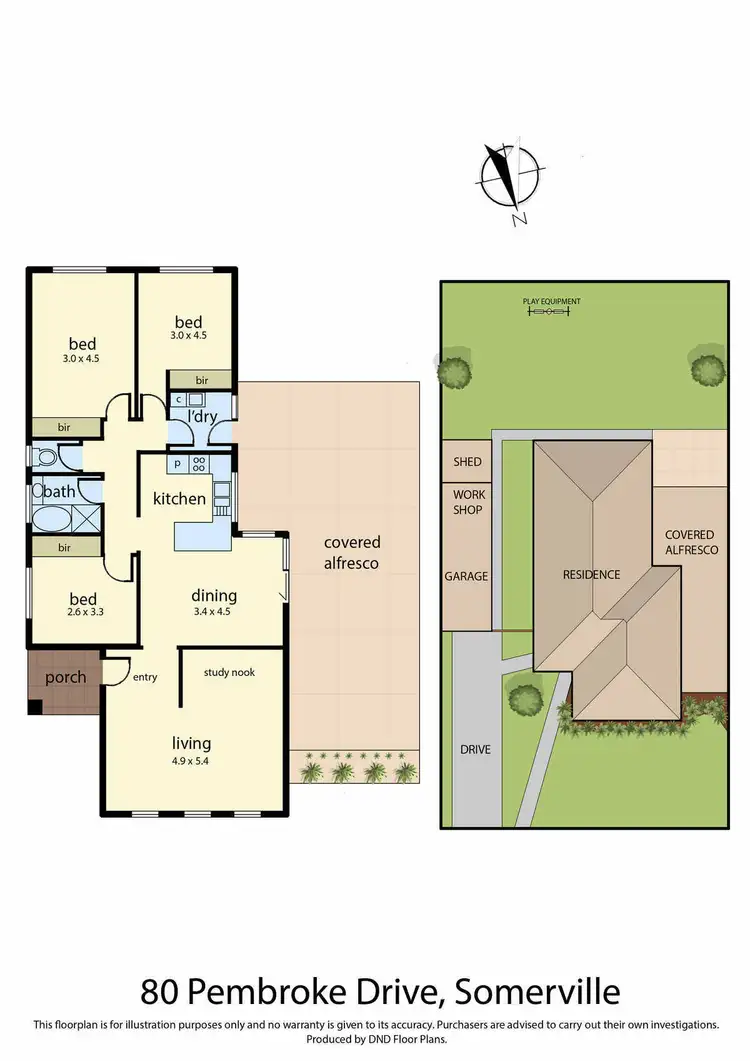 Floorplan of Homely house listing, 80 Pembroke Drive, Somerville VIC 3912