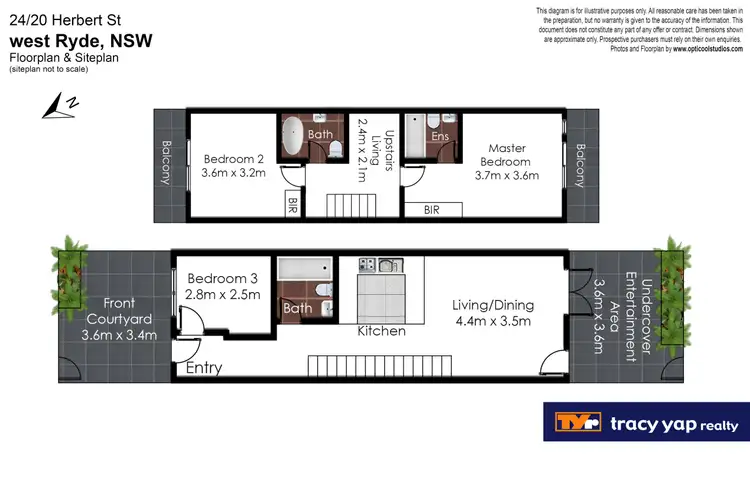 Floorplan of Homely unit listing, 24/20 Herbert Street, West Ryde NSW 2114