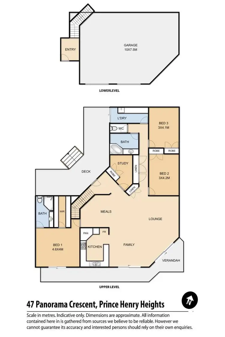 Floorplan of Homely house listing, 47 Panorama Crescent, Prince Henry Heights QLD 4350
