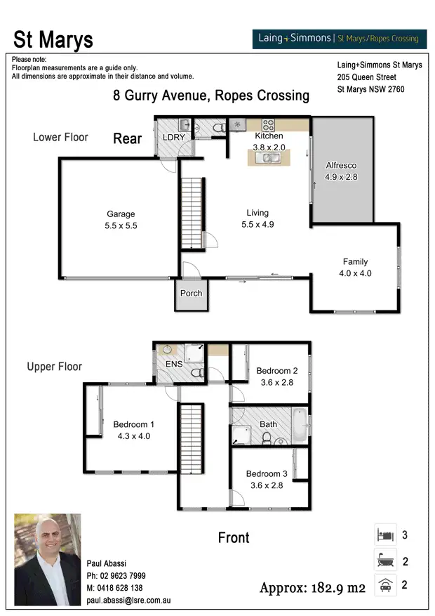 Floorplan of Homely house listing, 8 Gurry Avenue, Ropes Crossing NSW 2760