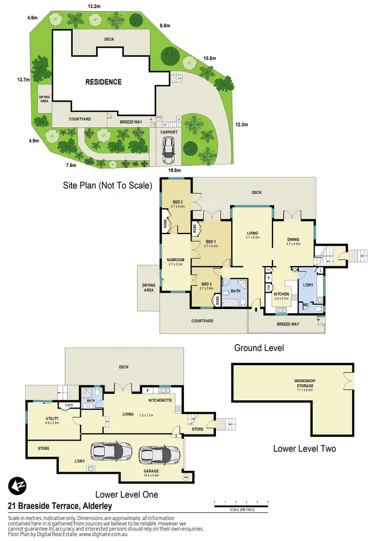 Floorplan of Homely house listing, 21 Braeside Terrace, Alderley QLD 4051
