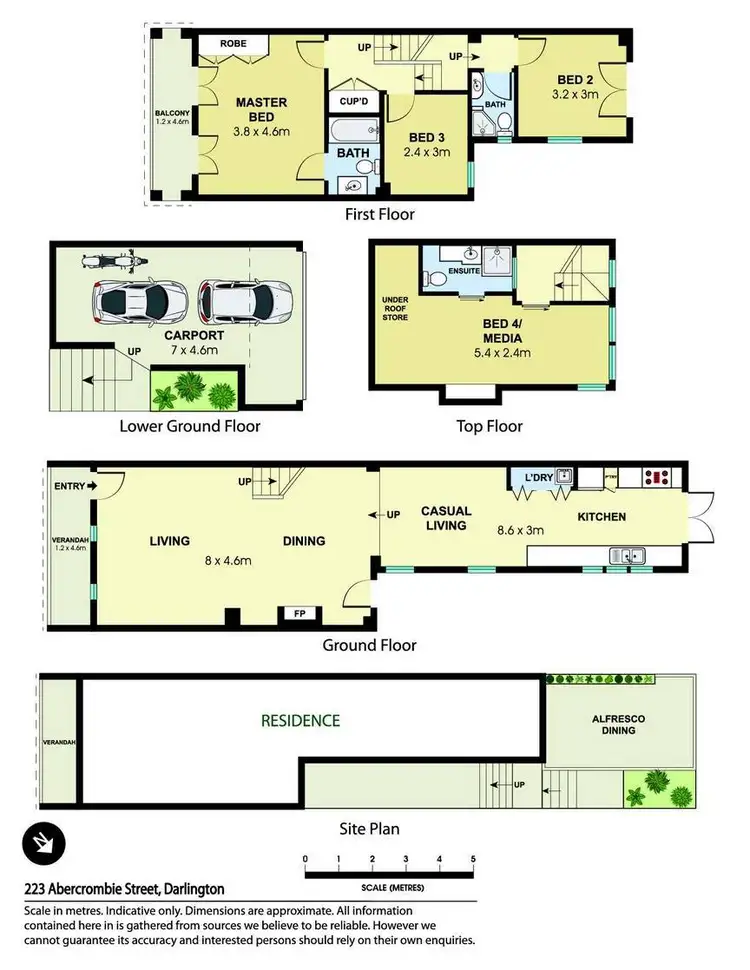 Floorplan of Homely house listing, 223 Abercrombie Street, Redfern NSW 2016