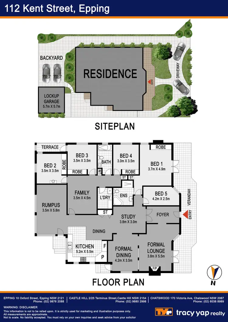 Floorplan of Homely house listing, 112 Kent Street, Epping NSW 2121