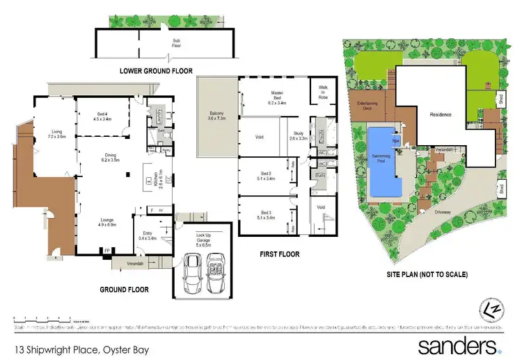 Floorplan of Homely house listing, 13 Shipwright Place, Oyster Bay NSW 2225