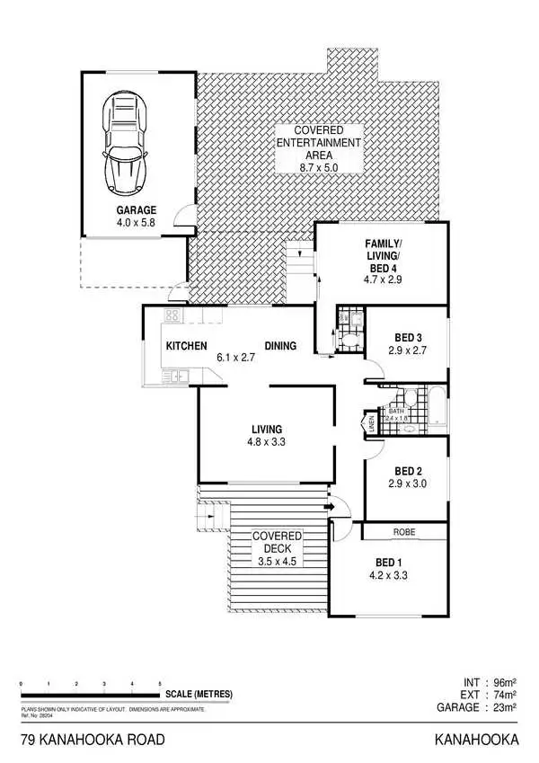 Floorplan of Homely house listing, 79 Kanahooka Road, Kanahooka NSW 2530