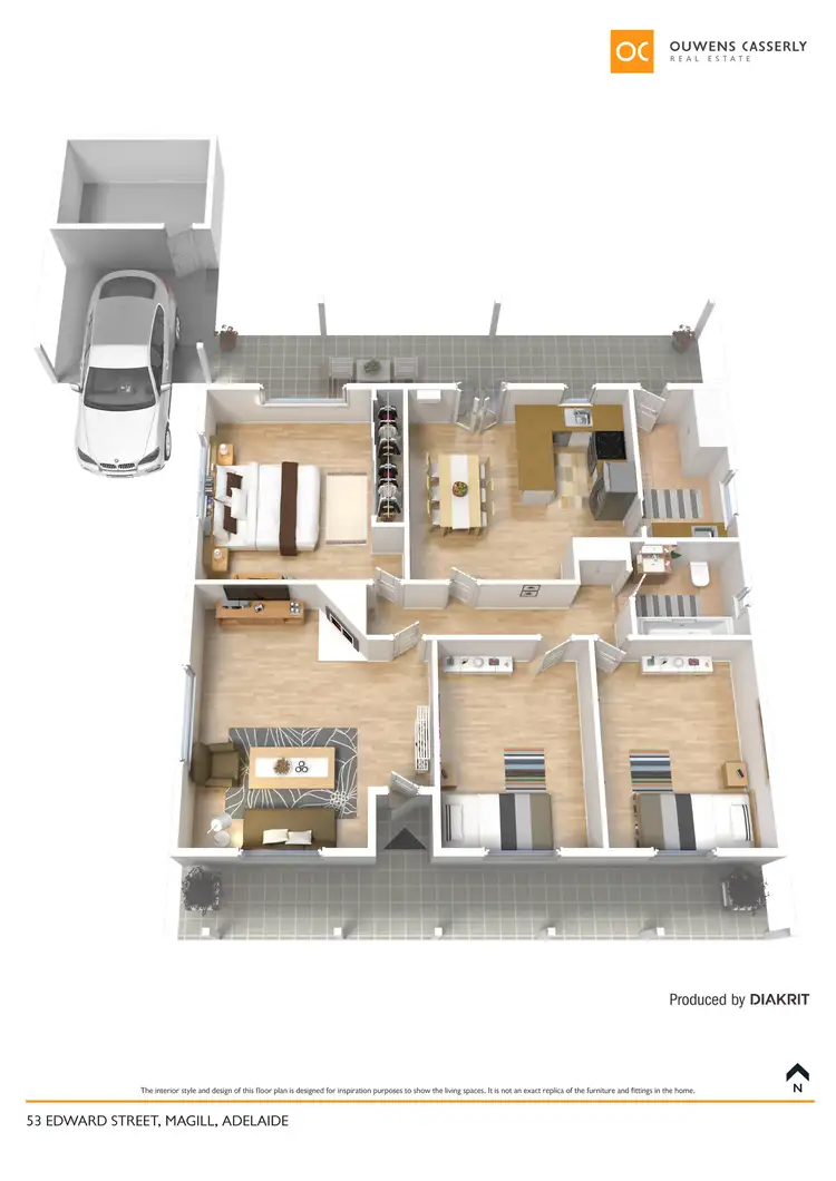 Floorplan of Homely house listing, 53 Edward Street, Magill SA 5072