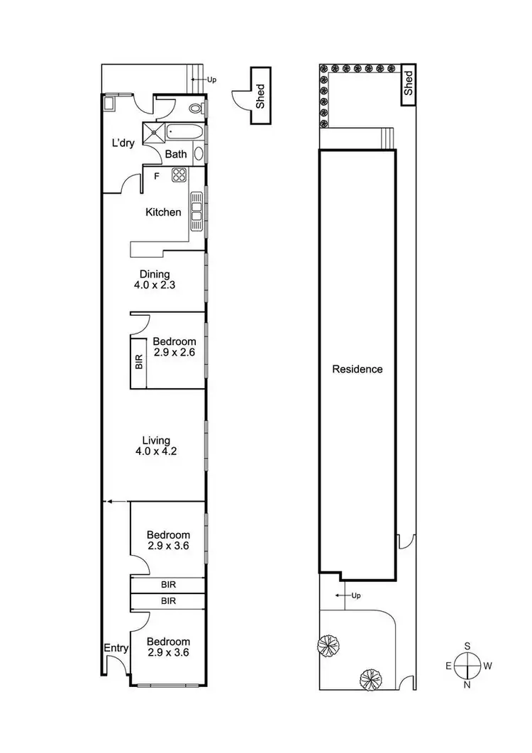 Floorplan of Homely house listing, 34 Rossmoyne Street, Thornbury VIC 3071