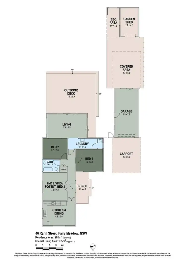 Floorplan of Homely house listing, 46 Rann Street, Fairy Meadow NSW 2519