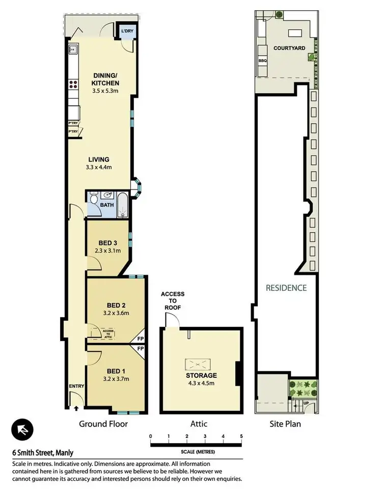 Floorplan of Homely house listing, 6 Smith Street, Manly NSW 2095