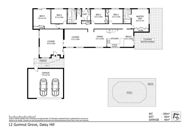 Floorplan of Homely house listing, 12 Gumnut Grove, Daisy Hill QLD 4127