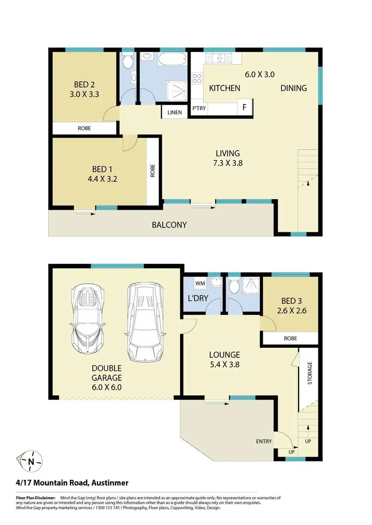 Floorplan of Homely townhouse listing, 4/17 Mountain Road, Austinmer NSW 2515
