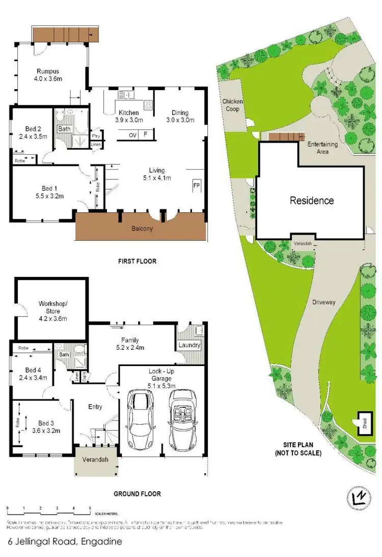 Floorplan of Homely house listing, 6 Jellingal Road, Engadine NSW 2233