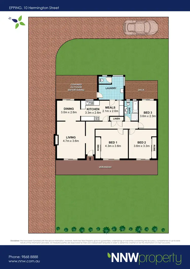 Floorplan of Homely house listing, 10 Hermington Street, Epping NSW 2121