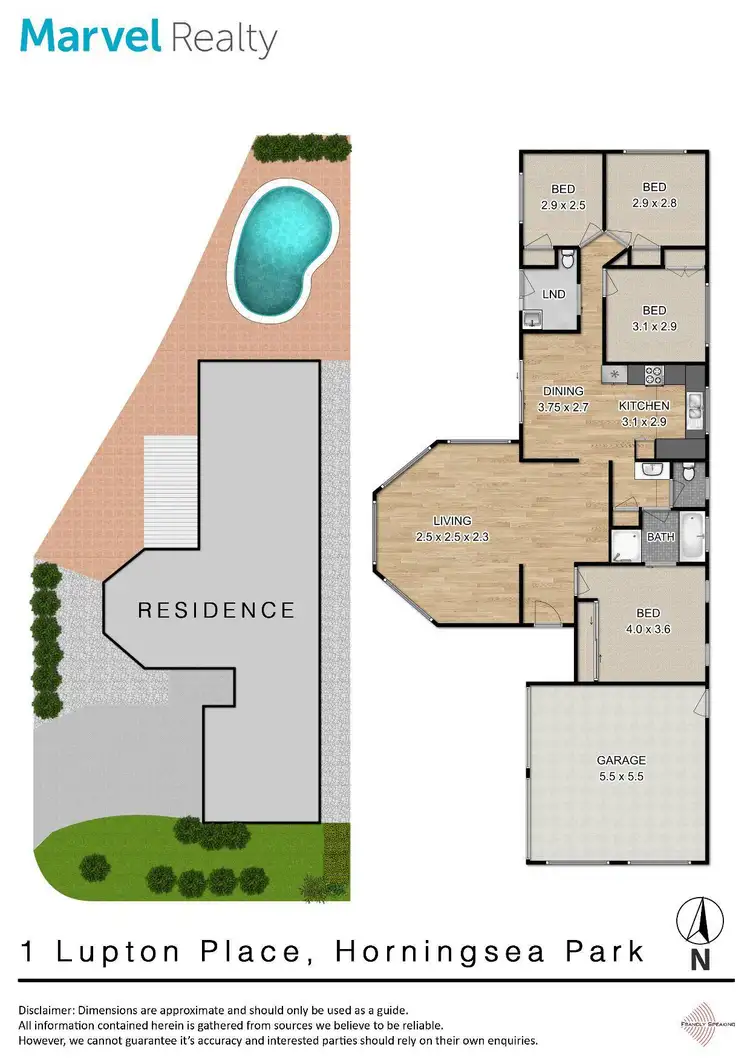 Floorplan of Homely house listing, 1 Lupton Place, Horningsea Park NSW 2171