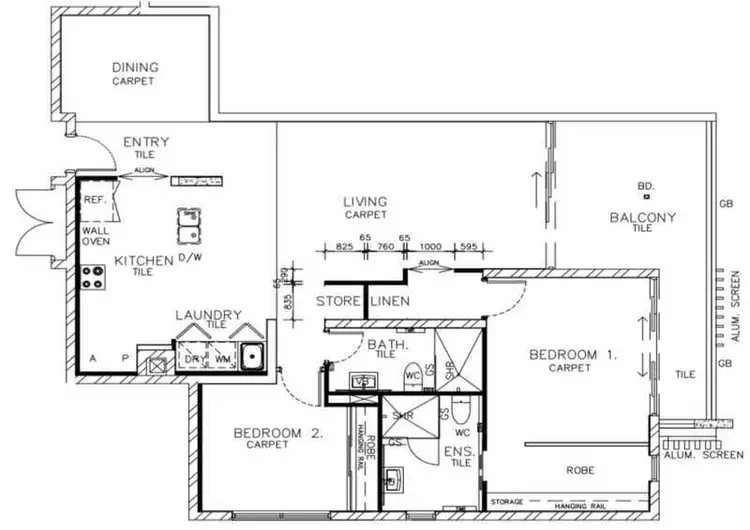 Floorplan of Homely apartment listing, 201/1 Toombul Avenue, Miami QLD 4220