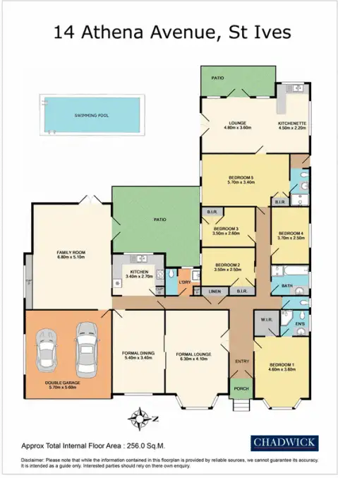 Floorplan of Homely house listing, 14 Athena Avenue, St Ives NSW 2075