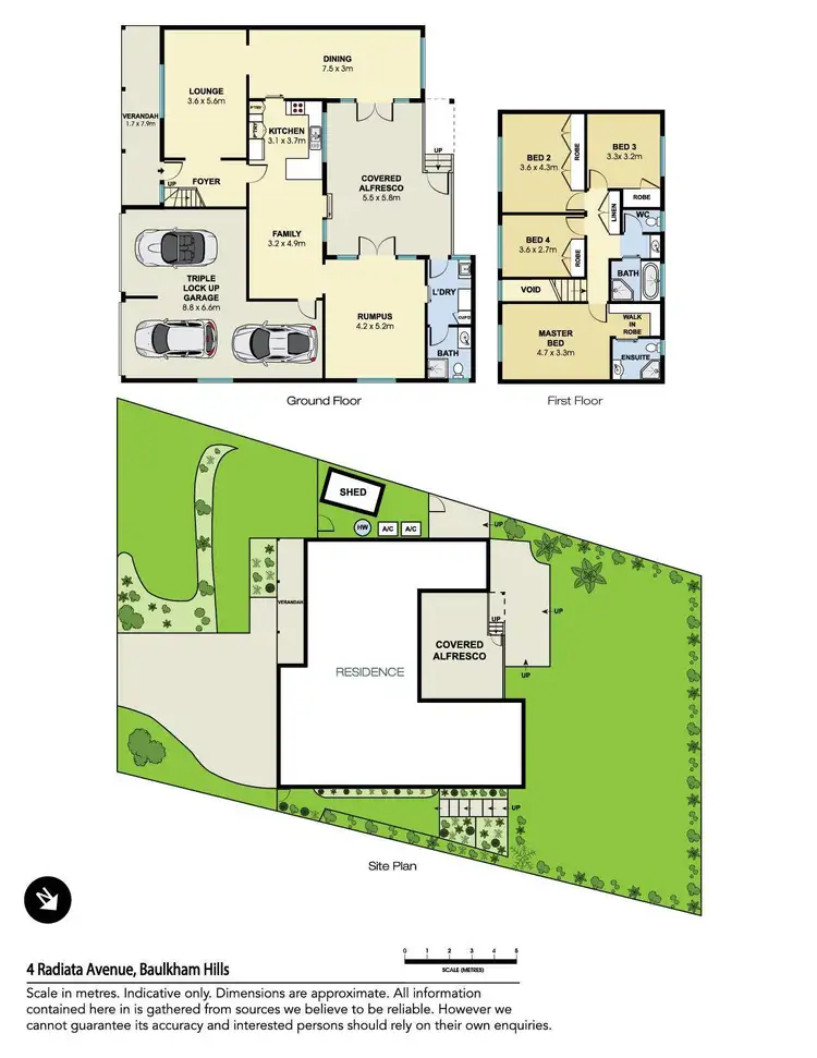 Floorplan of Homely house listing, 4 Radiata Avenue, Baulkham Hills NSW 2153