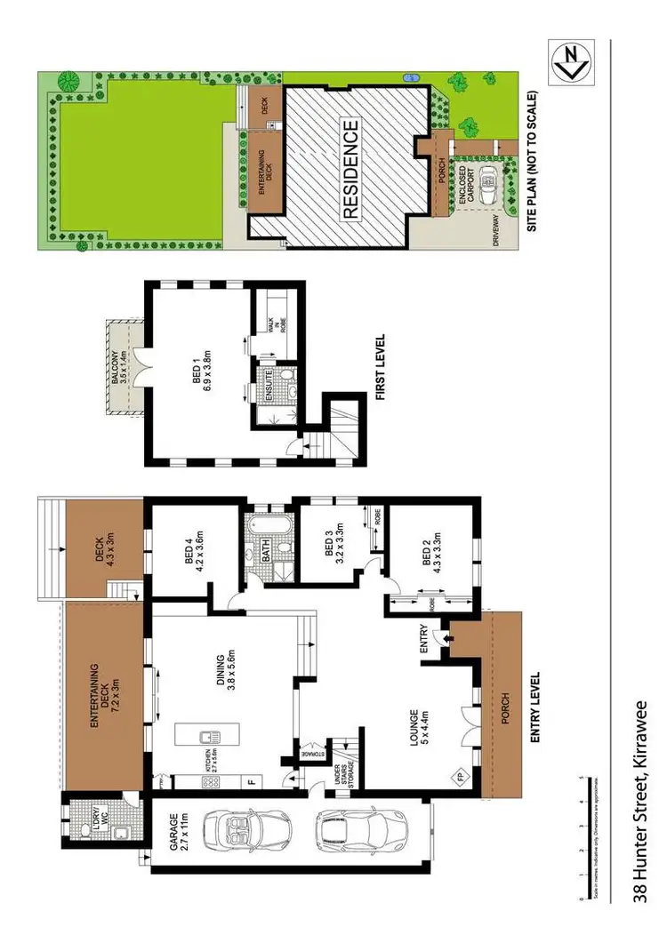 Floorplan of Homely house listing, 38 Hunter Street, Kirrawee NSW 2232