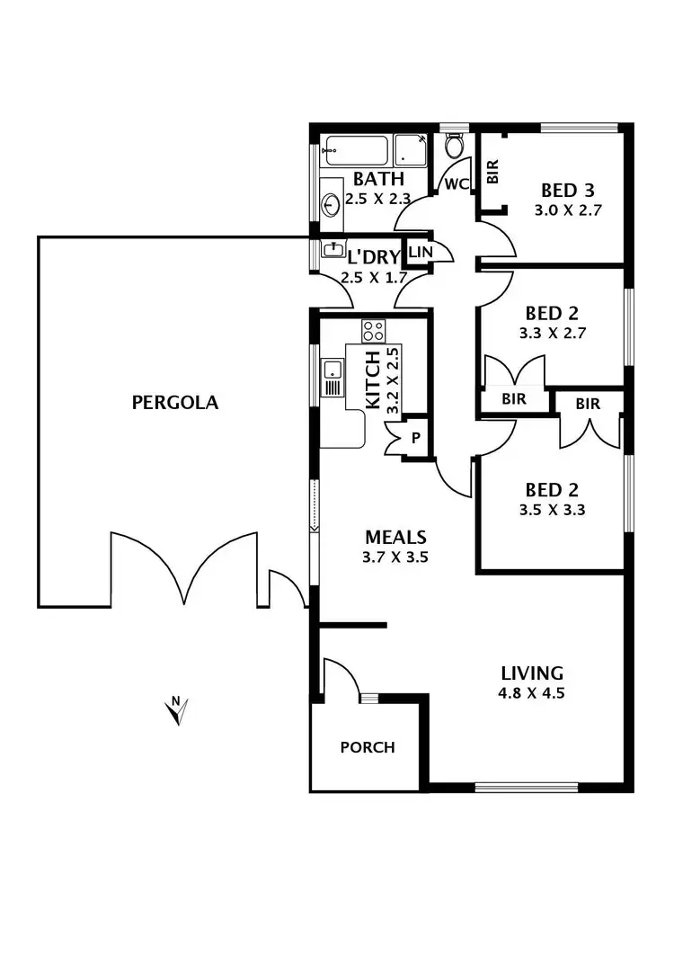 Floorplan of Homely house listing, 127 Charter Road West, Sunbury VIC 3429