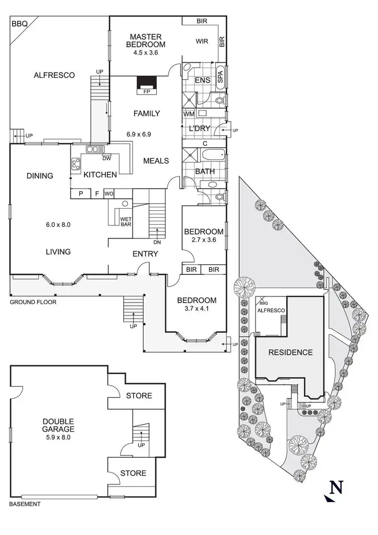 Floorplan of Homely house listing, 8 Shelley Court, Templestowe VIC 3106