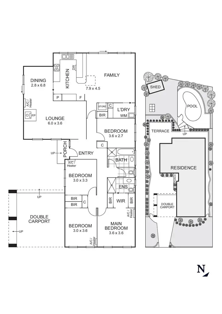 Floorplan of Homely house listing, 45 Worthing Avenue, Doncaster East VIC 3109