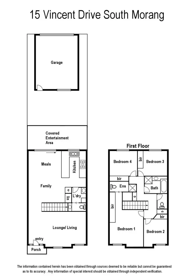 Floorplan of Homely house listing, 15 Vincent Drive, South Morang VIC 3752