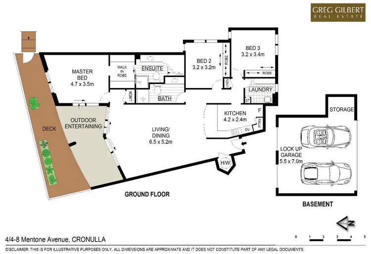 Floorplan of Homely apartment listing, 4/4-8 Mentone Avenue, Cronulla NSW 2230