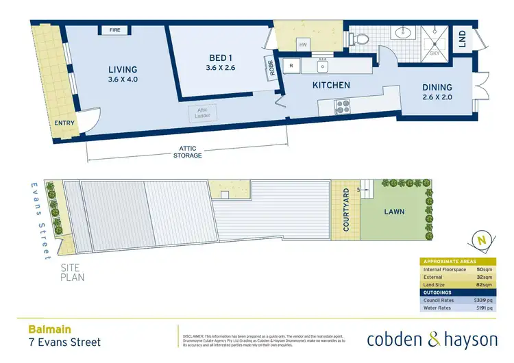 Floorplan of Homely house listing, 7 Evans Street, Balmain NSW 2041